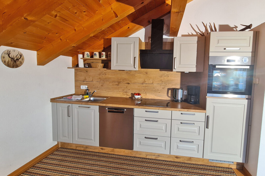 Küche – Ferienwohnung Gipfeltraum, Haus Sonnenhut, Oberstdorf